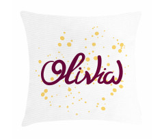 Traditional Girl Name Pillow Cover