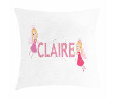Fairy Tale Girl Name Pillow Cover