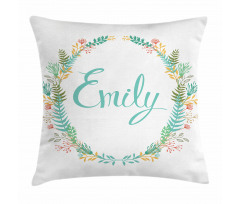 Vintage Leaves Design Pillow Cover