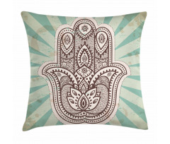 Middle Eastern Hand Pillow Cover