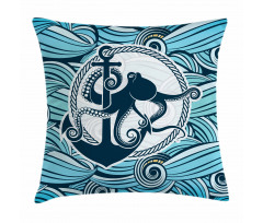 Sea Waves Pillow Cover