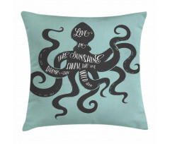 Inspiration Message Graphic Pillow Cover