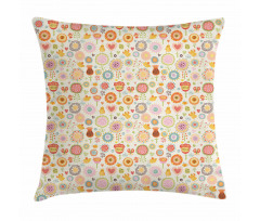 Bees Birds Butterflies Pillow Cover