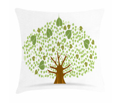 Fig Bodhi Leaves Pillow Cover