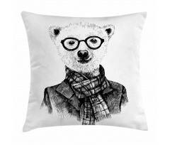 Sketch Bear Pillow Cover