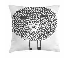 Doodle Sheep Pillow Cover