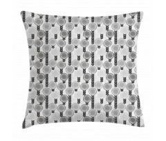 Abstract Doodle Pattern Pillow Cover