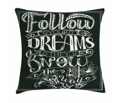 Vintage Motivation Pillow Cover