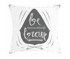 Be Brave Slogan Arrows Pillow Cover