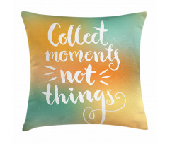 Romantic Saying Design Pillow Cover
