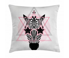 Hipster Star Eyes Pillow Cover