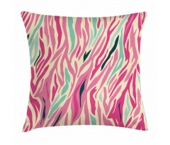 Funky Pastel Stripes Pillow Cover