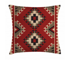 Afghan Style Motifs Pillow Cover