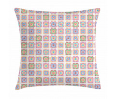 Doodle Stripe Design Pillow Cover