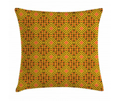 Warm Tones Tribal Pillow Cover