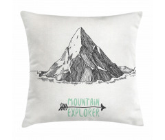 Sketch Mountain Arrow Pillow Cover