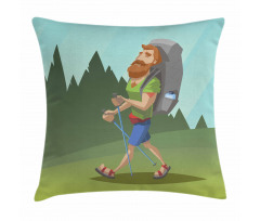 Outdoor Activity Hike Pillow Cover