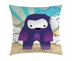 Japanese Manga Monster Pillow Cover