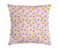 Japan Funny Food Pattern Pillow Cover