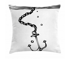 Nautical Chains Image Pillow Cover