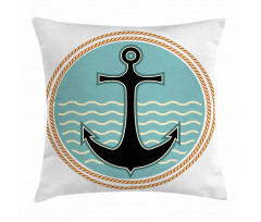 Nautical Design Pillow Cover