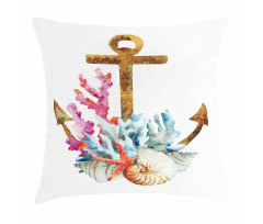 Watercolor Starfish Pillow Cover