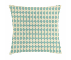 Retro Argyle Pattern Pillow Cover