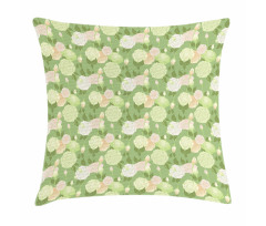 Pastel Abstract Blossoms Pillow Cover