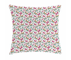 Colorful Wings Pillow Cover