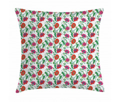 Romantic Spring Petals Pillow Cover