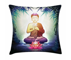 Asian Boho Timeless Form Pillow Cover