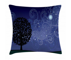 Tree Silhouette Pillow Cover