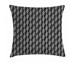 Round Spirals Pillow Cover