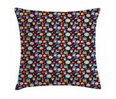 Galaxy Party Pattern Pillow Cover
