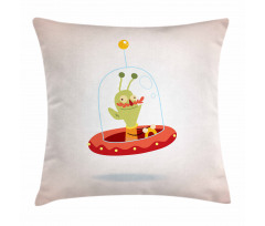 Alien Character Pillow Cover