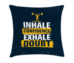 Athlete Weighlift Pillow Cover