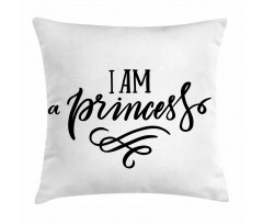 Girlish Words Pillow Cover