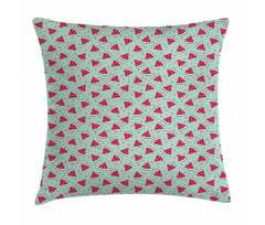 Pop Art Watermelon Slices Pillow Cover