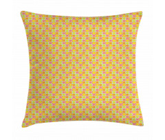 Citrus Fruit Squares Pillow Cover