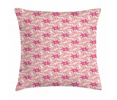 Floral Grunge Retro Pillow Cover