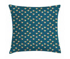 Graphic Kids Pattern Pillow Cover