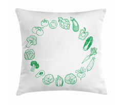 Eat More Organic Pillow Cover