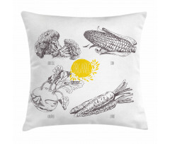 Organic Farm Pillow Cover