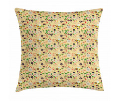 Gourmet Cooking Food Pillow Cover