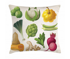 Exotic Fresh Food Pillow Cover