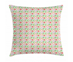 Watercolor Food Pillow Cover