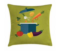 Vegetarian Soup Pillow Cover