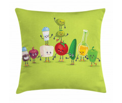 Greek Salad Funny Pillow Cover
