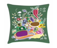 Monsters and Animals Pillow Cover