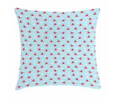 Helicopters in Sky Pillow Cover